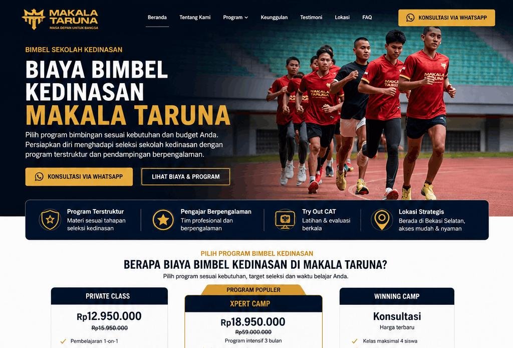 biaya bimbel kedinasan