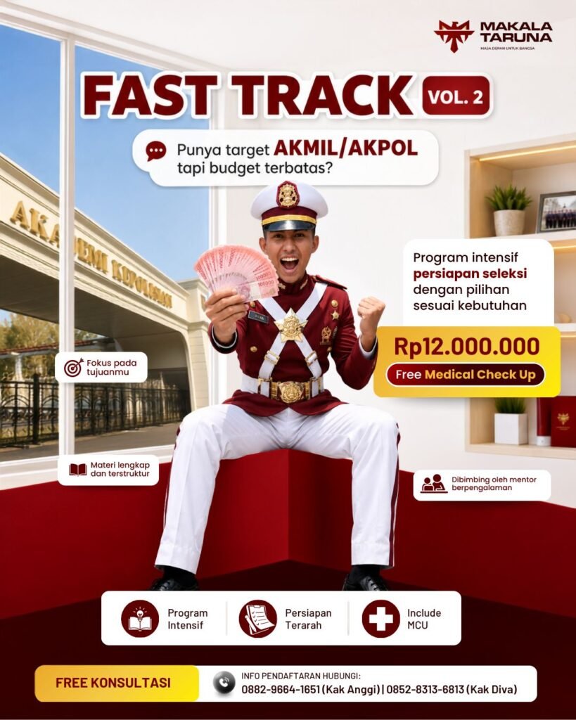 Fastrack Program persiapan masuk TNI Polri