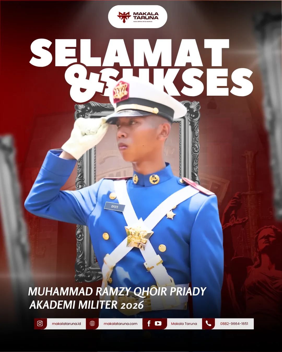 Dokumentasi siswa Makala Taruna lolos seleksi AKMIL 2026